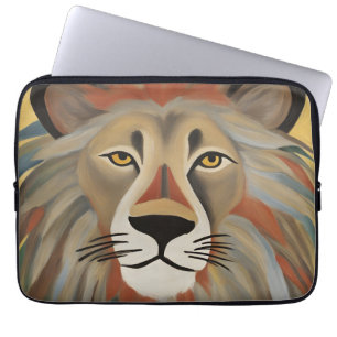 Housse Pour Ordinateur Portable Peinture de lion