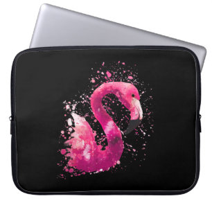 Housse Pour Ordinateur Portable Peinture   Flamant rose Rose Aquarelle Peinture Ca