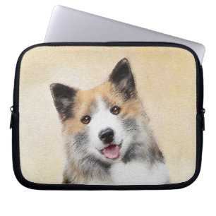 Housse Pour Ordinateur Portable Peinture islandaise pour chien de mer - Art origin