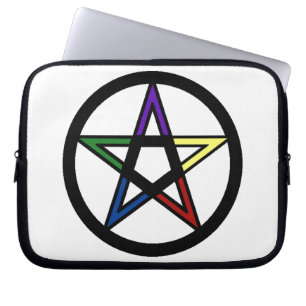 Housse Pour Ordinateur Portable Pentagramme élémentaire