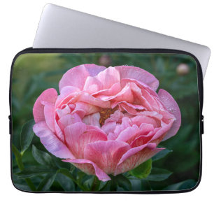 Housse Pour Ordinateur Portable Peony, Pink Flower Photographie