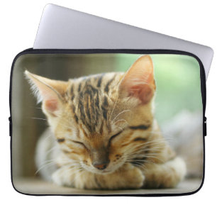 Housse Pour Ordinateur Portable Petit bébé de sommeil Kitty