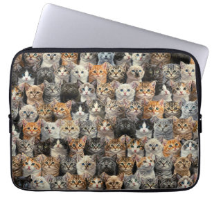Housse Pour Ordinateur Portable Petit défilé de chatons