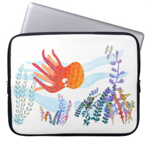 Housse Pour Ordinateur Portable Petopus océanique et amis sous-marins