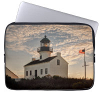 Phare au coucher du soleil, Californie