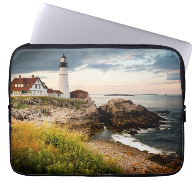 Housse Pour Ordinateur Portable Phare de Portland Head| Cape Elizabeth, moi (Devant)