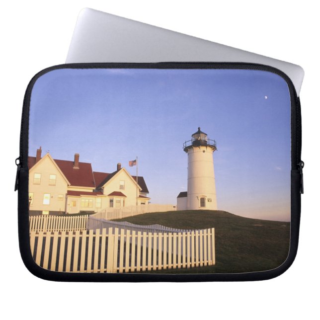 Housse Pour Ordinateur Portable Phare Nobska, Woods Hole, Massachusetts (Devant)