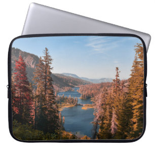HOUSSE POUR ORDINATEUR PORTABLE PHOTO PAYSAGE D'ARBRES PRÈS DU CORPS D'EAU PENDANT