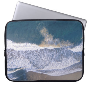 HOUSSE POUR ORDINATEUR PORTABLE PHOTOGRAPHIE À HAUT ANGLE DE BEACH SHORE