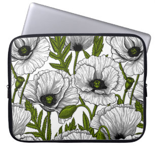 Housse Pour Ordinateur Portable Photos blanches sur blanc