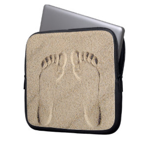 Housse Pour Ordinateur Portable Pieds Nus Dans Le Sable