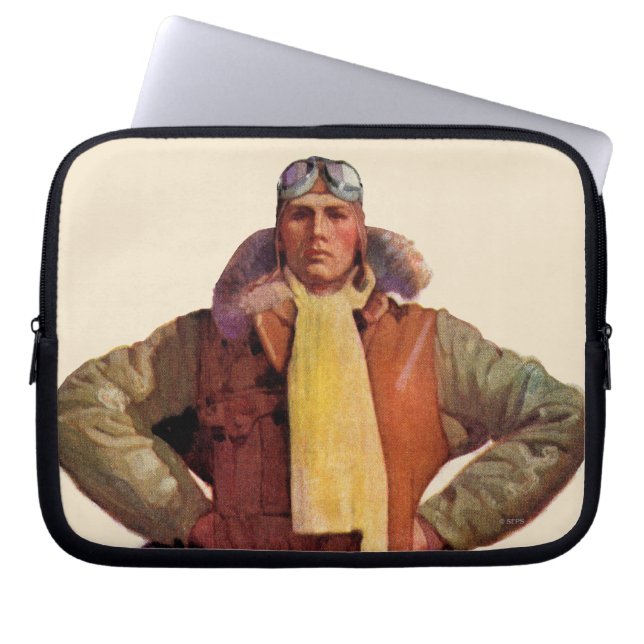 Housse Pour Ordinateur Portable Pilote de par avion (Devant)