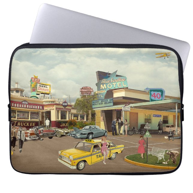 Housse Pour Ordinateur Portable Pilote de taxi (Devant)