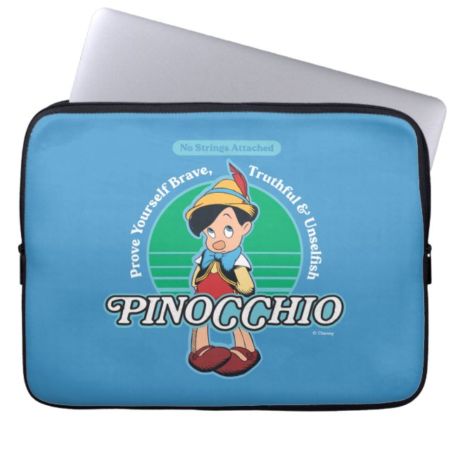 Housse Pour Ordinateur Portable Pinocchio | Aucune chaîne attachée (Devant)