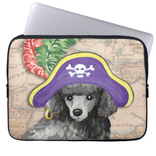 Housse Pour Ordinateur Portable Pirate de caniche miniature