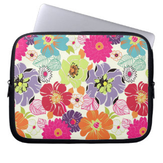 Housse Pour Ordinateur Portable PixDezines Alegre Retro Floral, DO-IT-YOURSELF arr