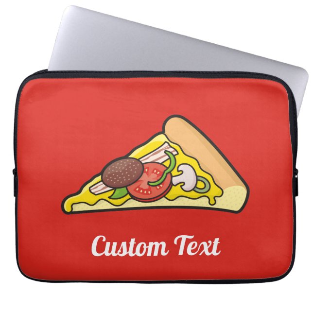 Housse Pour Ordinateur Portable Pizza Slice Portable Sleeve (Devant)