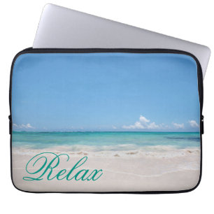 Housse Pour Ordinateur Portable Plage Backgroud