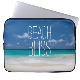 Housse Pour Ordinateur Portable Plage d'eau turquoise Bliss