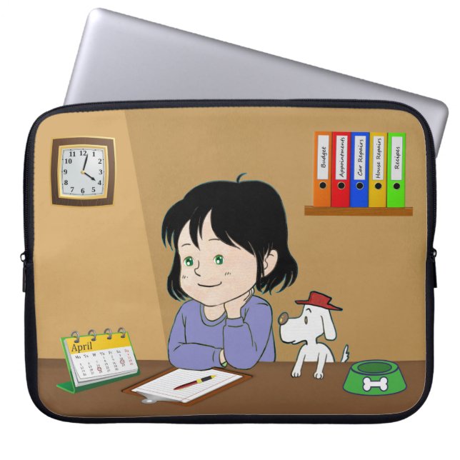 Housse Pour Ordinateur Portable Plan-O-Toutou (Devant)