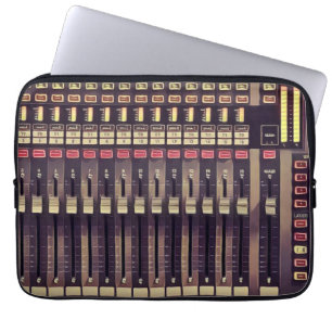 Housse Pour Ordinateur Portable Planche audio vintage Studio