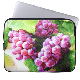 Housse Pour Ordinateur Portable "Plante de fruits de raisins" jolie photo. Command