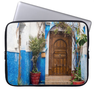 HOUSSE POUR ORDINATEUR PORTABLE PLANTE VERT EN FEUX PRÈS DU MUR