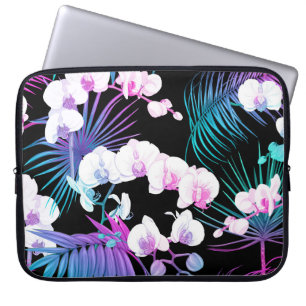 Housse Pour Ordinateur Portable Plantes TROPICAUX DE L'AQUA BLEU ROPULAIRE