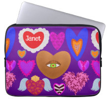 Plusieurs coeurs colorés Valentine