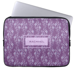 Housse Pour Ordinateur Portable Plutôt violet et floral Lilac Personnalisé