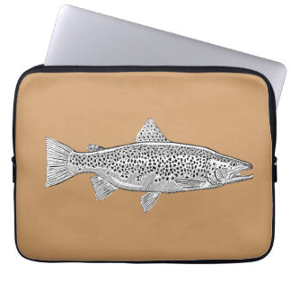 Housse Pour Ordinateur Portable Pochette en néoprène Truite Fario