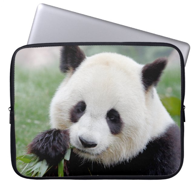 Housse Pour Ordinateur Portable pochette pour ordinateur portable Panda géant phot (Devant)
