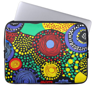 Housse Pour Ordinateur Portable Point Abstrait art 3