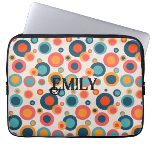 Housse Pour Ordinateur Portable Points Abstraits colorés