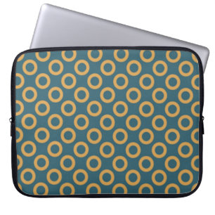 Housse Pour Ordinateur Portable Points rétro