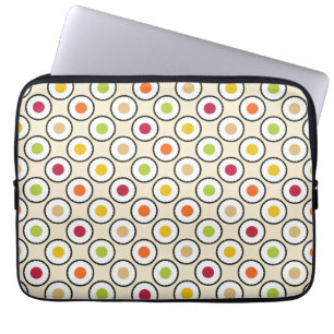 Housse Pour Ordinateur Portable Pois Sushi Maki