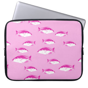 Housse Pour Ordinateur Portable Poisson rose