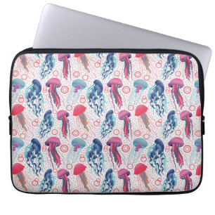 Housse Pour Ordinateur Portable Poissons de gelée colorée