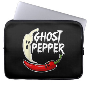 Housse Pour Ordinateur Portable Poivre Fantôme Drôle épicé Halloween Fantôme Peppe