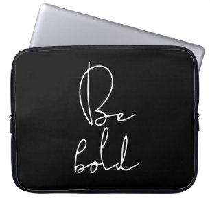 Housse Pour Ordinateur Portable Police blanche en gras