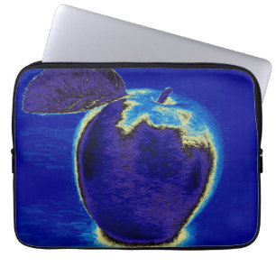 Housse Pour Ordinateur Portable Pomme Bleue