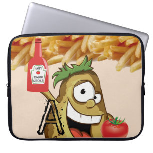 Housse Pour Ordinateur Portable Pomme de terre à manches pour ordinateur portable,