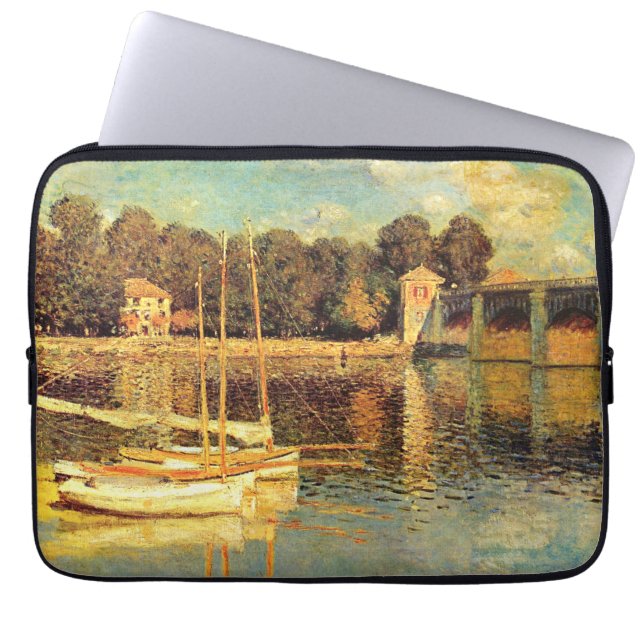 Housse Pour Ordinateur Portable Pont d'Argenteuil Claude Monet (Devant)