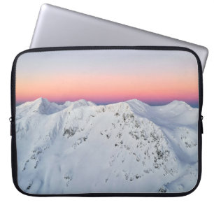 HOUSSE POUR ORDINATEUR PORTABLE PONT DE MONTAGNE COUVERT DE NEIGE