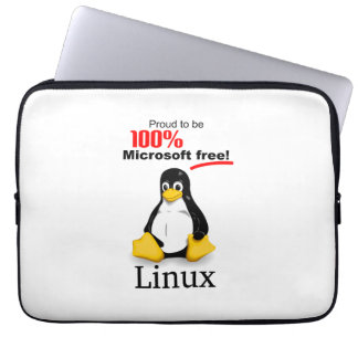Housse Pour Ordinateur Portable Portable Linux en néoprène 13 pouces - Microsoft F