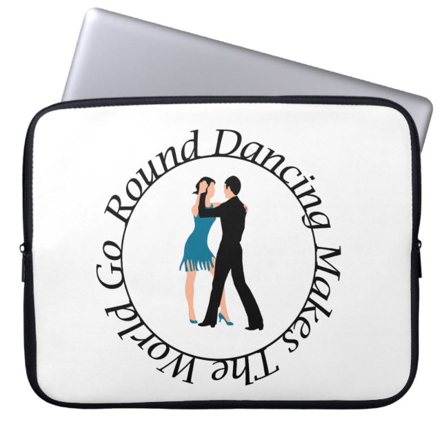 Housse Pour Ordinateur Portable Portable ronde de danse 15 pouces (Devant)