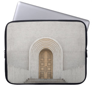 Housse Pour Ordinateur Portable PORTE Brown EN BOIS