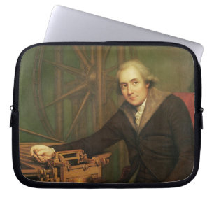 Housse Pour Ordinateur Portable Portrait de Jesse Ramsden (1735-1800) (huile sur