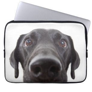 Housse Pour Ordinateur Portable Portrait de la collection Black Labrador