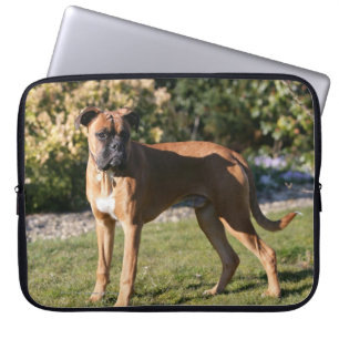 Housse Pour Ordinateur Portable Position de chien de boxeur de faon